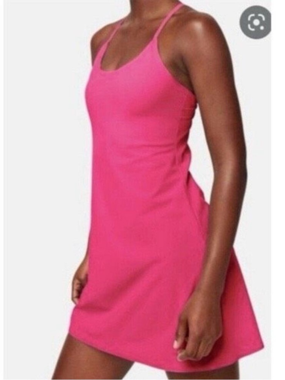 Outdoor Voices Petunia Pink Active Tank Dress UPF 50+ - Picture 2 of 8